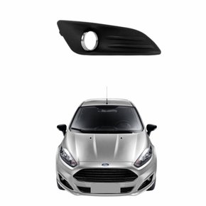 Grade Parachoque Ford New Fiesta 2014 2015 2016 2017 2018 com Furo Lado Direito Passageiro