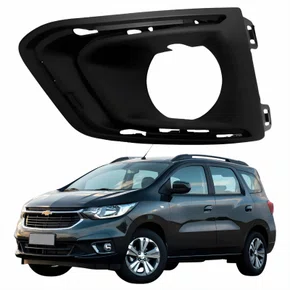 Grade Parachoque Gm Spin 2019 Até 2024 Com Furo Lado Esquerdo Motorista