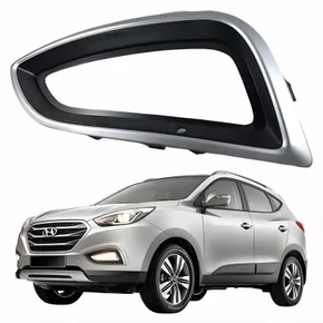 Grade Parachoque Hyundai Ix35 2016 Até 2022 Com Furo Lado Esquerdo Motorista