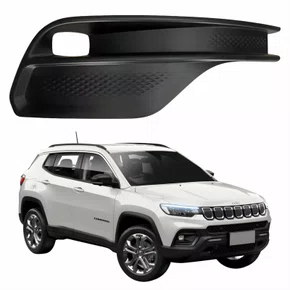 Grade Parachoque Jeep Compass 2021 2022 2023 Com Furo Lado Direito Passageiro