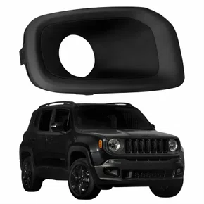 Grade Parachoque Jeep Renegade Longitude 2015 2016 2017 2018 Com Furo Lado Direito Passageiro