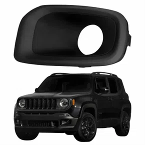 Grade Parachoque Jeep Renegade Longitude 2015 2016 2017 2018 Com Furo Lado Esquerdo Motorista