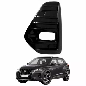 Grade Parachoque Nissan Kicks 2022 2023 2024 Com Furo Lado Esquerdo Motorista