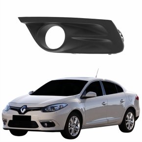 Grade Parachoque Renault Fluence 2014 2015 2016 2017 Com Furo Lado Esquerdo Motorista