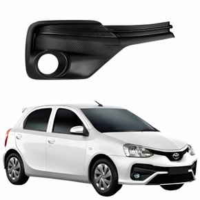 Grade Parachoque Toyota Etios 2017 2018 2019 2020 Com Furo Lado Direito Passageiro