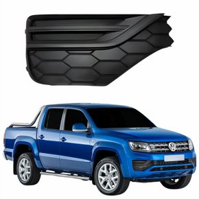 Grade Parachoque Vw Amarok 2017 Até 2021 Sem Furo Lado Direito Passageiro