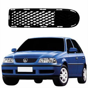 Grade Parachoque Vw Gol G3 1999 2000 2001 2002 2003 Fase 1 Sem Furo Lado Esquerdo Motorista