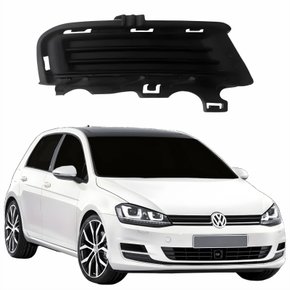 Grade Superior Parachoque Vw Golf 2014 2015 2016 2017 Sem Furo Lado Direito Passageiro