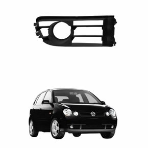Grade Parachoque Vw Polo 2003 2004 2005 2006 2007 com Furo Lado Direito Passageiro