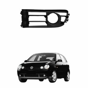 Grade Parachoque Vw Polo 2003 2004 2005 2006 2007 com Furo Lado Esquerdo Motorista