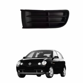 Grade Parachoque Vw Polo 2003 2004 2005 2006 2007 sem Furo Lado Esquerdo Motorista