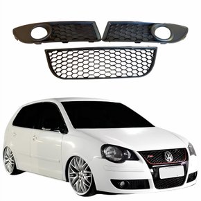 Kit Grade Parachoque Dianteiro Vw Polo Gti 2007 Até 2015 Com 3 Peças