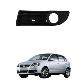 Grade Parachoque Vw Polo 2008 2009 2010 2011 2012 com Furo Lado Esquerdo Motorista