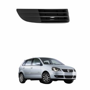 Grade Parachoque Vw Polo 2008 2009 2010 2011 2012 sem Furo Lado Direito Passageiro