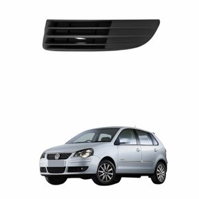 Grade Parachoque Vw Polo 2008 2009 2010 2011 2012 sem Furo Lado Esquerdo Motorista