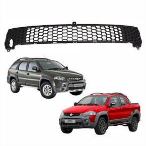 Grade Parachoque Central Fiat Palio Strada Adventure 2013 Até 2020
