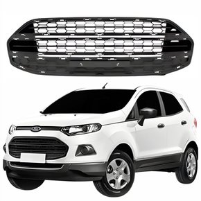 Grade Parachoque Central Ford Ecosport 2013 Até 2016 Sem Friso