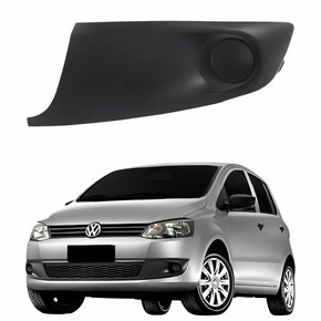 Grade Parachoque Dianteiro Vw Fox 2011 2012 2013 2014 Sem Furo Lado Esquerdo Motorista