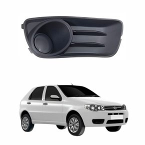 Grade Parachoque Fiat Palio 2008 2009 2010 2011 2012 sem Furo Lado Direito Passageiro