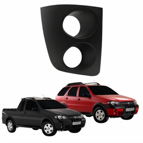 Grade Parachoque Fiat Palio Strada Adventure 2005 2006 2007 2008 Com Furo Lado Direito Passageiro