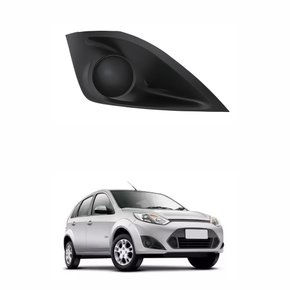 Grade Parachoque Ford Fiesta 2011 até 2016 Sem Furo Lado Direito Passageiro