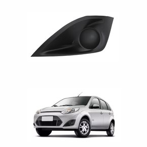 Grade Parachoque Ford Fiesta 2011 até 2016 Sem Furo Lado Esquerdo Motorista