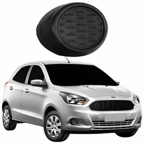 Grade Parachoque Ford Ka 2015 Até 2017 Sem Furo Lado Direito Passageiro