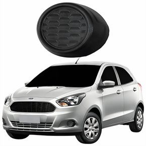 Grade Parachoque Ford Ka 2015 Até 2017 Sem Furo Lado Esquerdo Motorista