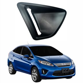 Grade Parachoque Ford New Fiesta Mexicano 2011 2012 2013 Preto Texturizado Lado Direito Passageiro