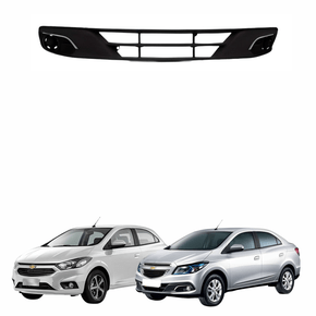 Grade Parachoque Gm Onix 2013 até 2019 Prisma 2012 até 2016 sem Furo com Friso Cromado