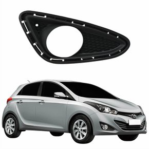 Grade Parachoque Hyundai Hb20 2012 2013 2014 2015 Com Furo Lado Direito Passageiro