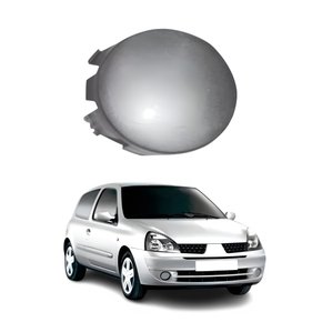 Grade Parachoque Renault Clio 2003 Até 2006 Sem Furo Lado Direito Passageiro