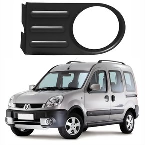Grade Parachoque Renault Kangoo 2008 Até 2012 Com Furo Lado Esquerdo Motorista