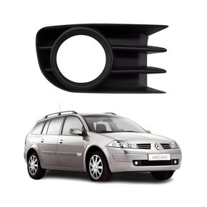 Grade Parachoque Renault Megane 2006 Até 2012 Com Furo Lado Direito Passageiro