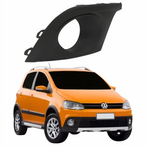 Grade Parachoque Vw Crossfox 2011 Até 2014 Com Furo Lado Direito Passageiro