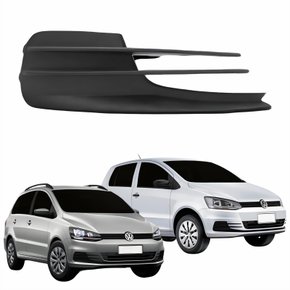 Grade Parachoque Vw Fox Spacefox 2015 Até 2019 Sem Furo Lado Direito Passageiro