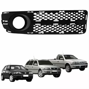 Grade Parachoque Vw Gol Parati Saveiro G3 2003 2004 2005 Com Furo Fase 2 Lado Direito Passageiro