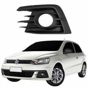 Grade Parachoque Vw Gol G7 2016 2017 2018 Com Furo Lado Esquerdo Motorista