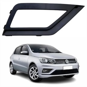 Grade Parachoque Vw Gol G8 2018 Até 2023 Com Furo Lado Direito Passageiro