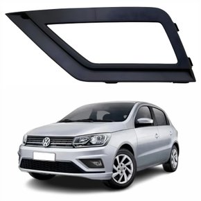 Grade Parachoque Vw Gol G8 2018 Até 2023 Com Furo Lado Esquerdo Motorista