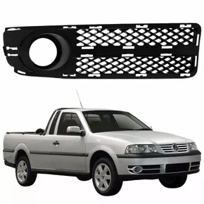 Grade Parachoque Vw Saveiro G3 2003 2004 2005 Com Furo Fase 2 Lado Direito Passageiro
