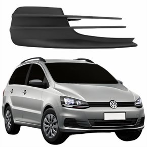 Grade Parachoque Vw Spacefox 2015 Até 2019 Sem Furo Lado Direito Passageiro