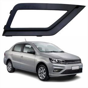 Grade Parachoque Vw Voyage G8 2018 Até 2023 Com Furo Lado Direito Passageiro