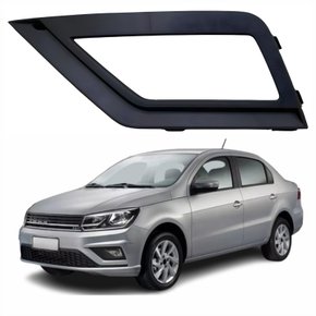 Grade Parachoque Vw Voyage G8 2018 Até 2023 Com Furo Lado Esquerdo Motorista