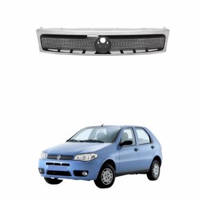 Grade Radiador Fiat Palio G4  2004 2005 2006 2007 Com Moldura Cromado