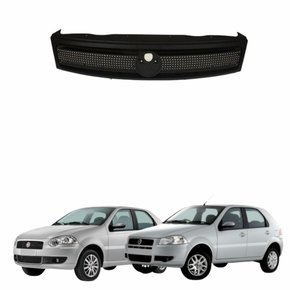 Grade Radiador Fiat Palio G4 Siena 2010 até 2012 Preto
