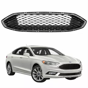 Grade Radiador Ford Fusion 2017 2018 2019 Com Friso Cromado Colmeia