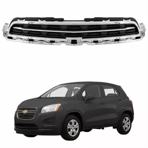 Grade Radiador Gm Tracker 2014 2015 2016 Superior Com Friso Cromado