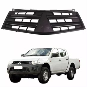 Grade Radiador Mitsubishi L200 Triton 2012 2013 2014 Cinza Escuro