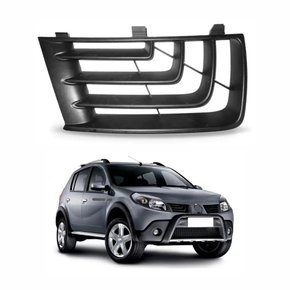 Grade Radiador Renault Sandero Stepway 2008 Até 2011 Lado Direito Passageiro